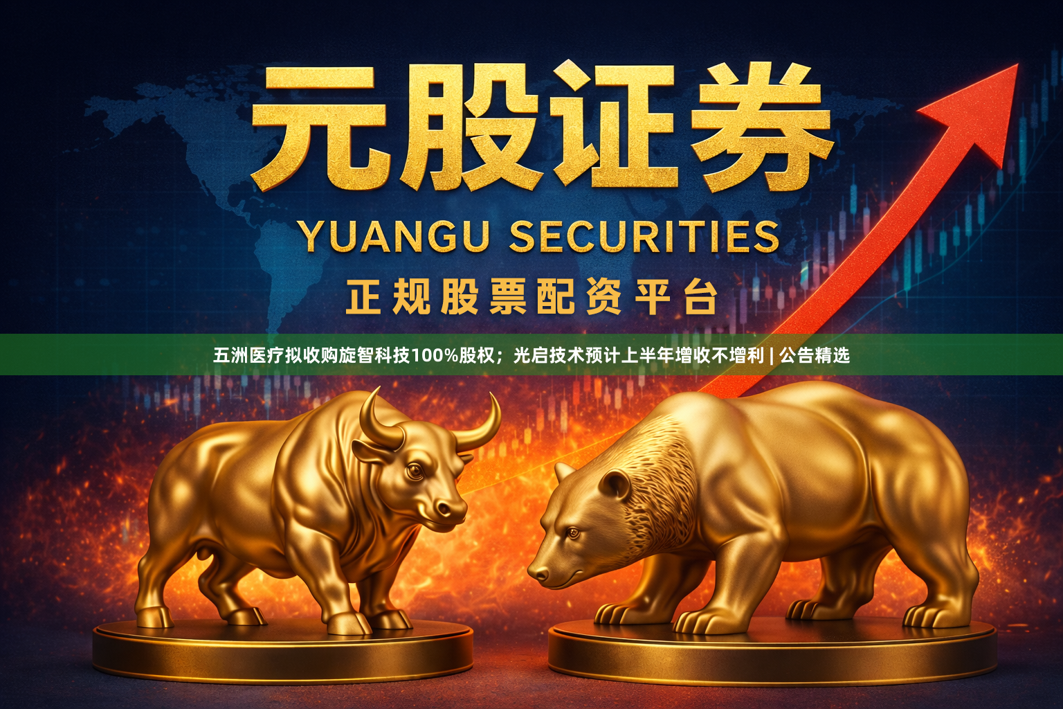 五洲医疗拟收购旋智科技100%股权；光启技术预计上半年增收不增利 | 公告精选