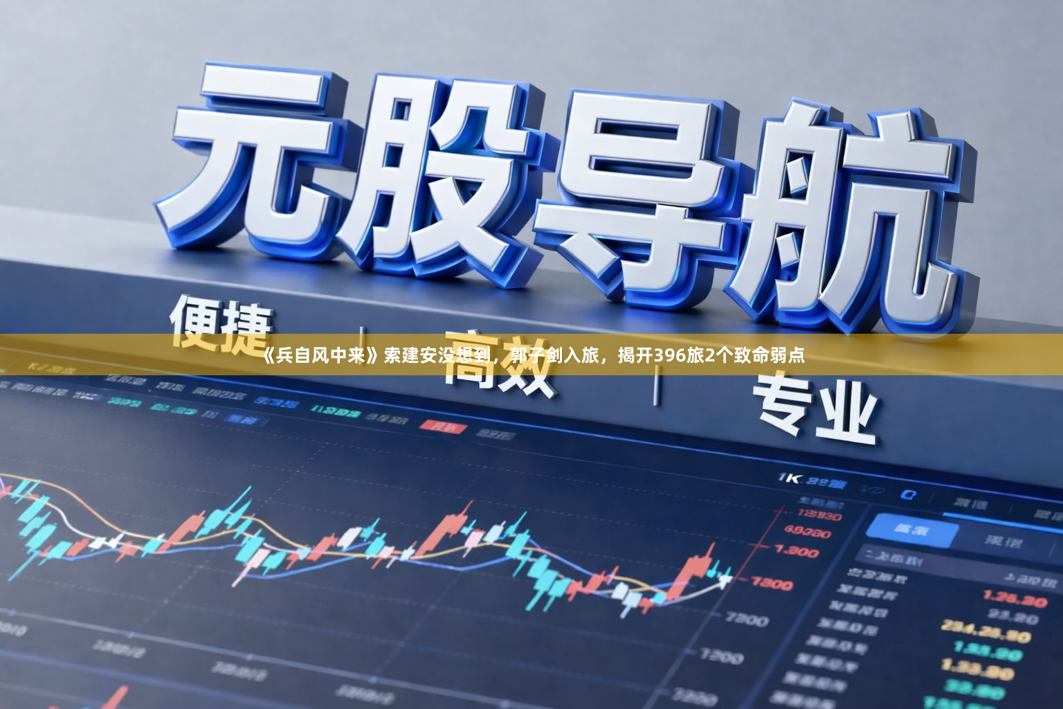 《兵自风中来》索建安没想到，郭子剑入旅，揭开396旅2个致命弱点