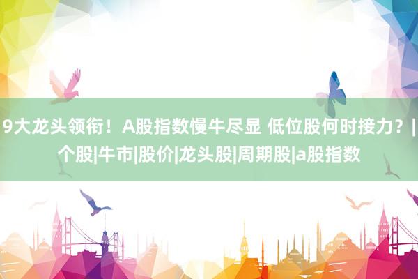 9大龙头领衔！A股指数慢牛尽显 低位股何时接力？|个股|牛市|股价|龙头股|周期股|a股指数