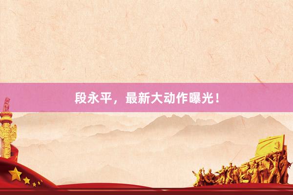 段永平，最新大动作曝光！